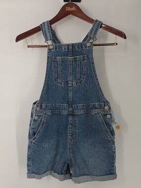Cat & Jack Blue Denim Short Overalls for Kids